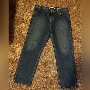 Harley Davidson blue jeans: traditional. Size:40x32